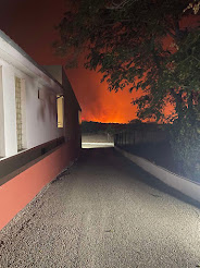 Φωτιά στην Αλεξανδρούπολη: Καρέ – Καρέ οι στιγμές εκκένωσης των ιδρυμάτων στον Άγιο Κυπριανό